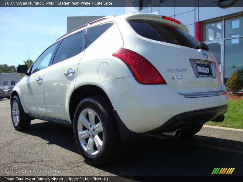 Glacier Pearl White / Cafe Latte 2007 Nissan Murano S AWD