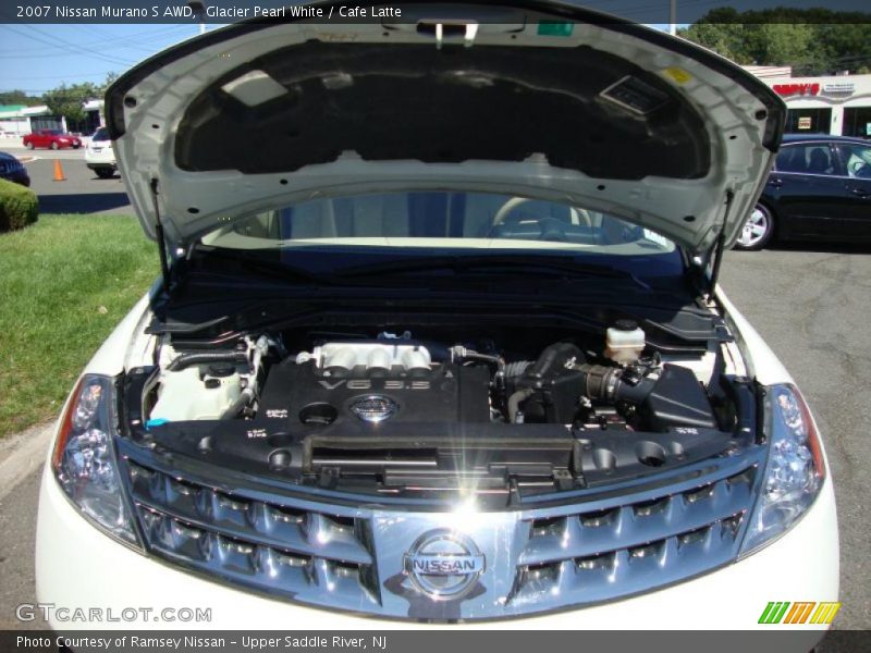 Glacier Pearl White / Cafe Latte 2007 Nissan Murano S AWD