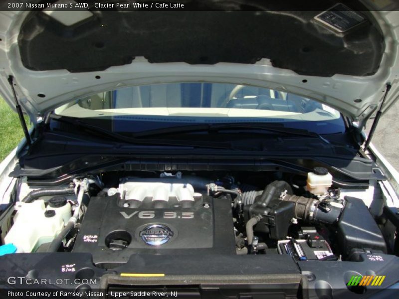 Glacier Pearl White / Cafe Latte 2007 Nissan Murano S AWD