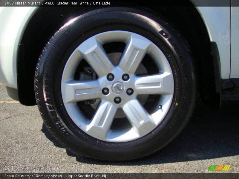 Glacier Pearl White / Cafe Latte 2007 Nissan Murano S AWD