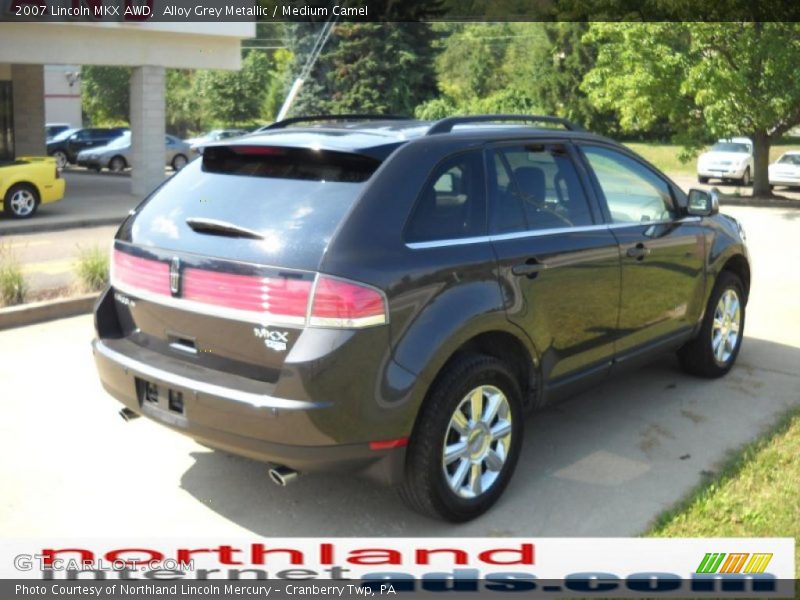 Alloy Grey Metallic / Medium Camel 2007 Lincoln MKX AWD