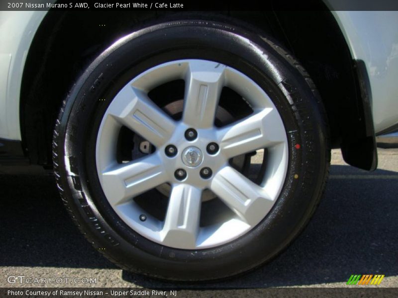Glacier Pearl White / Cafe Latte 2007 Nissan Murano S AWD