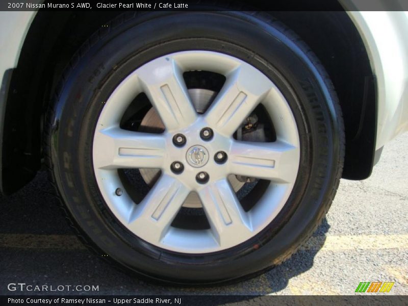 Glacier Pearl White / Cafe Latte 2007 Nissan Murano S AWD