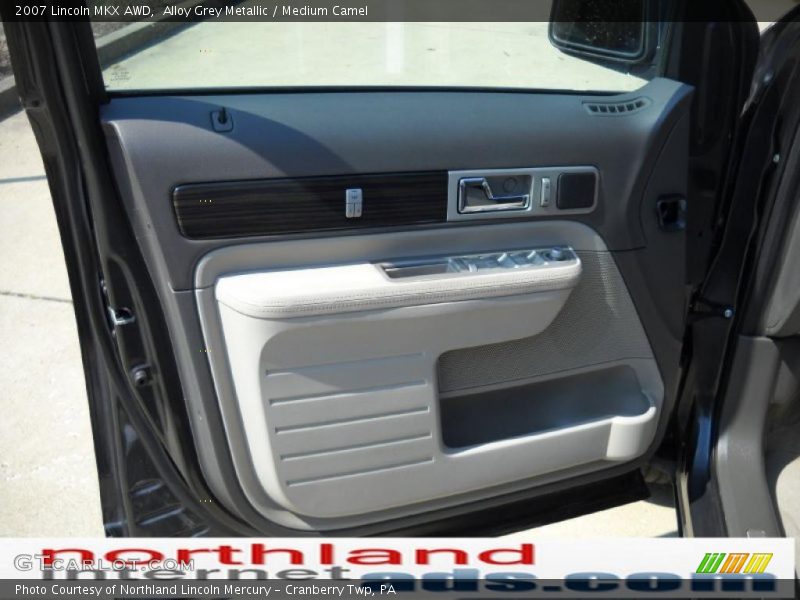 Alloy Grey Metallic / Medium Camel 2007 Lincoln MKX AWD