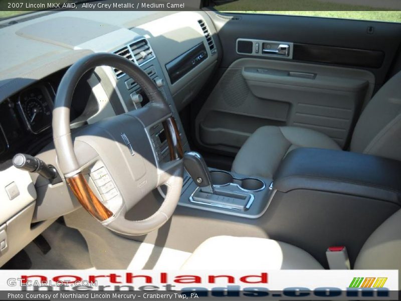 Alloy Grey Metallic / Medium Camel 2007 Lincoln MKX AWD