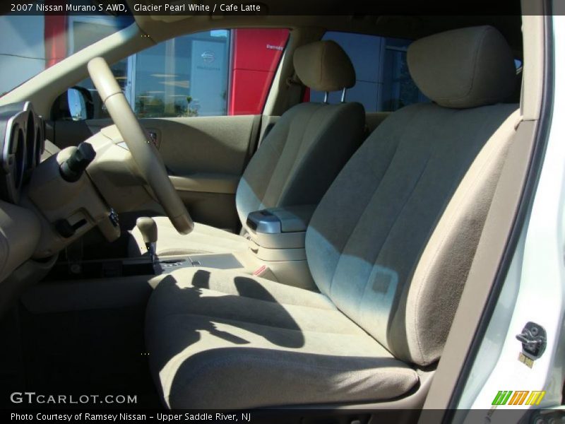 Glacier Pearl White / Cafe Latte 2007 Nissan Murano S AWD