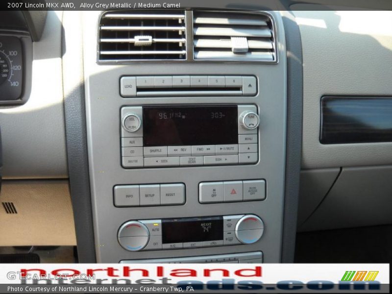 Alloy Grey Metallic / Medium Camel 2007 Lincoln MKX AWD