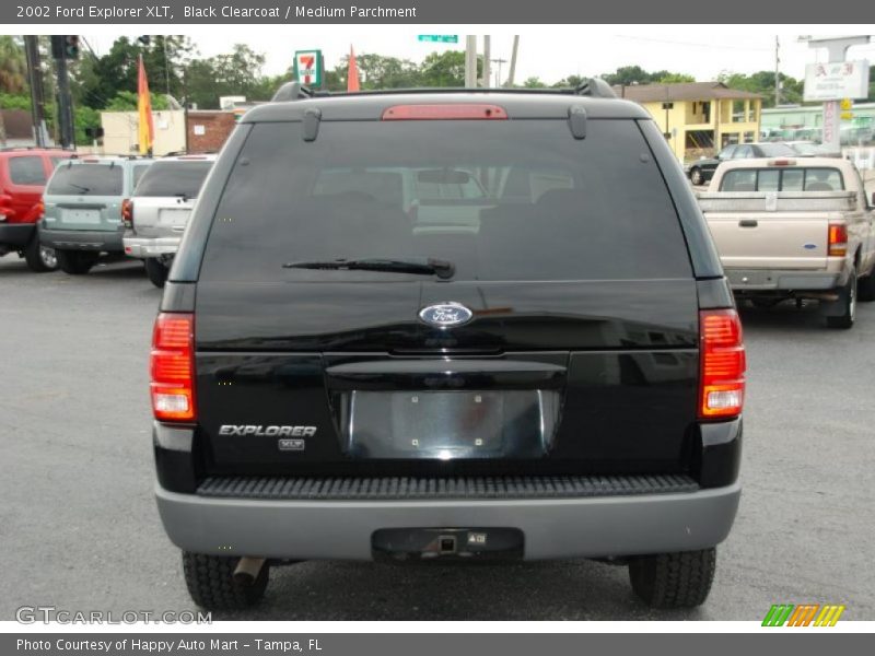 Black Clearcoat / Medium Parchment 2002 Ford Explorer XLT