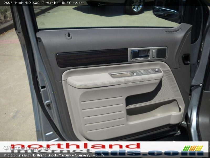 Pewter Metallic / Greystone 2007 Lincoln MKX AWD