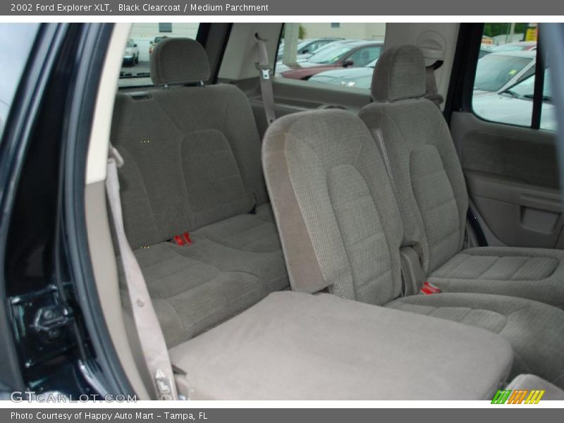 Black Clearcoat / Medium Parchment 2002 Ford Explorer XLT