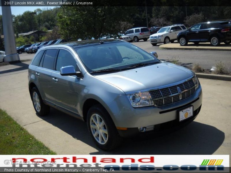 Pewter Metallic / Greystone 2007 Lincoln MKX AWD