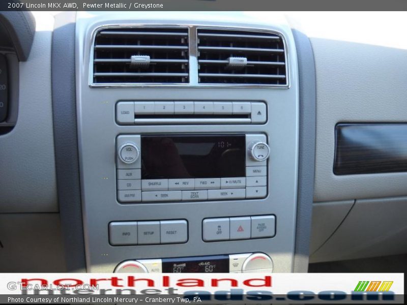 Pewter Metallic / Greystone 2007 Lincoln MKX AWD