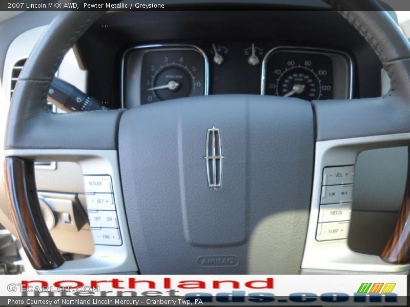 Pewter Metallic / Greystone 2007 Lincoln MKX AWD