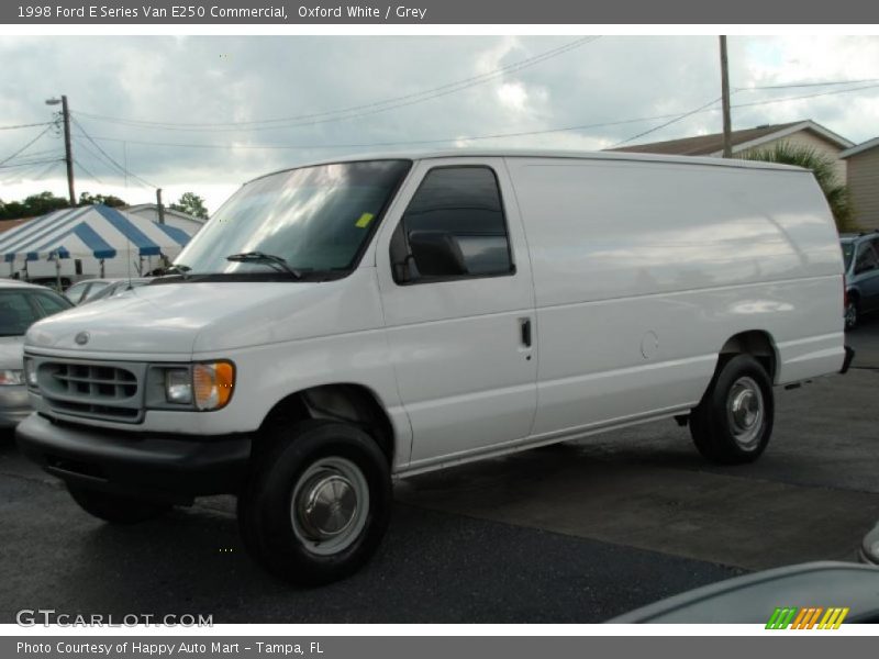 Oxford White / Grey 1998 Ford E Series Van E250 Commercial