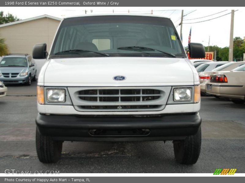 Oxford White / Grey 1998 Ford E Series Van E250 Commercial