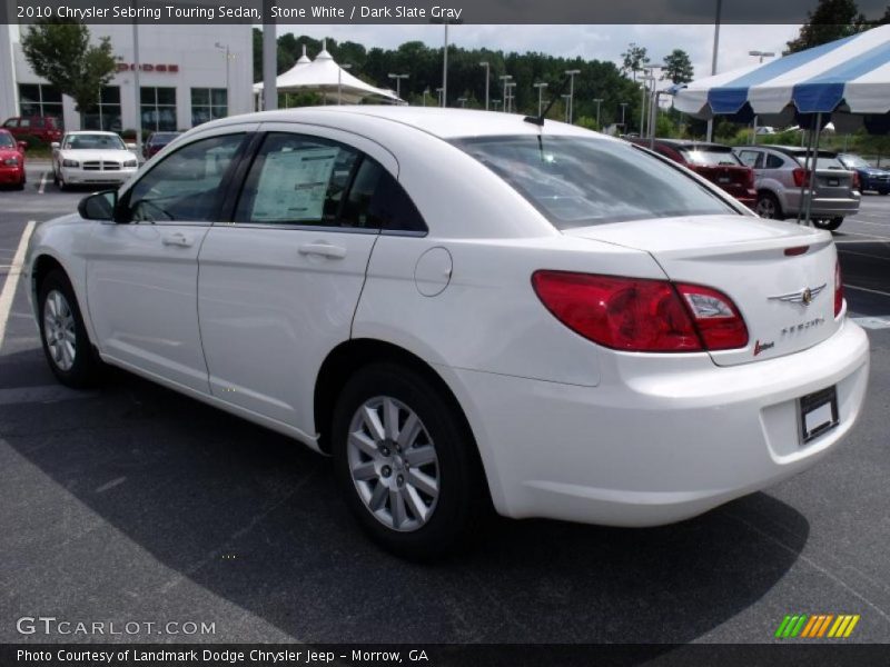 Stone White / Dark Slate Gray 2010 Chrysler Sebring Touring Sedan