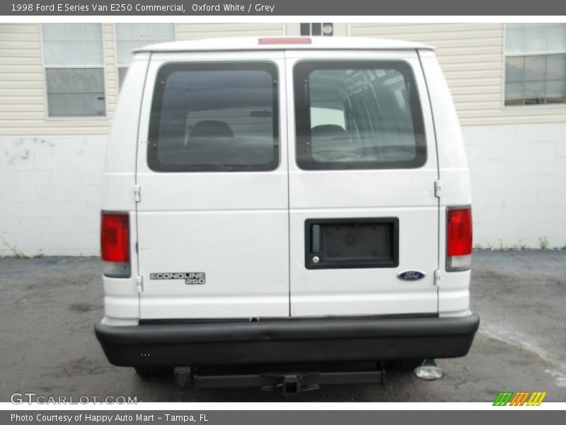 Oxford White / Grey 1998 Ford E Series Van E250 Commercial