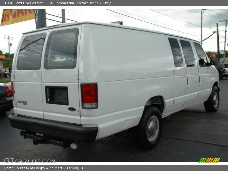 Oxford White / Grey 1998 Ford E Series Van E250 Commercial