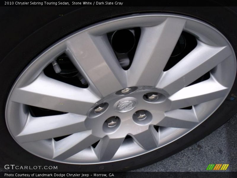 Stone White / Dark Slate Gray 2010 Chrysler Sebring Touring Sedan