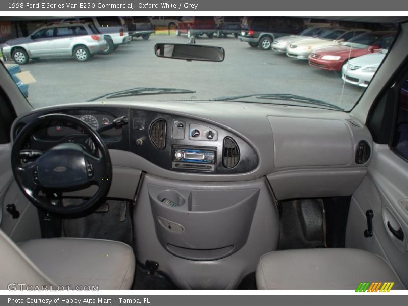 Oxford White / Grey 1998 Ford E Series Van E250 Commercial