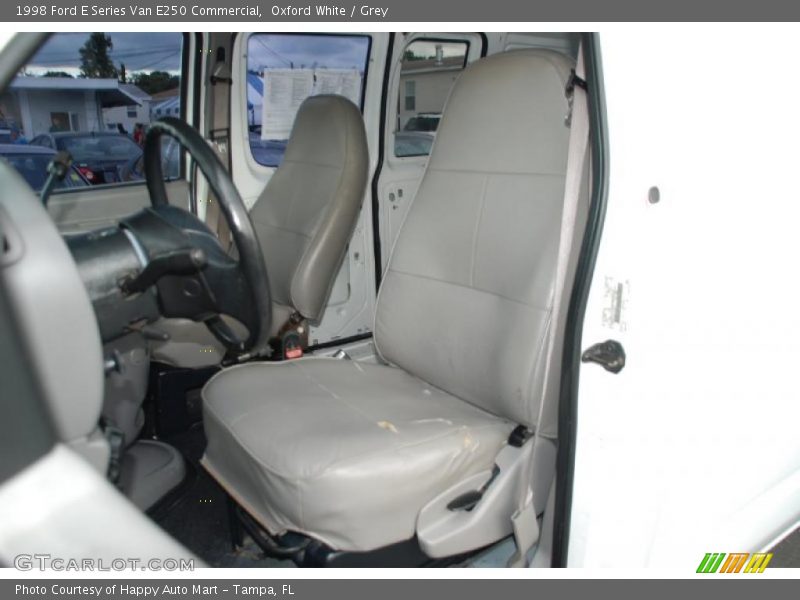 Oxford White / Grey 1998 Ford E Series Van E250 Commercial