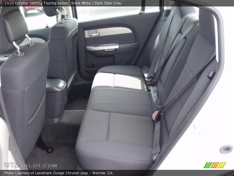 Stone White / Dark Slate Gray 2010 Chrysler Sebring Touring Sedan