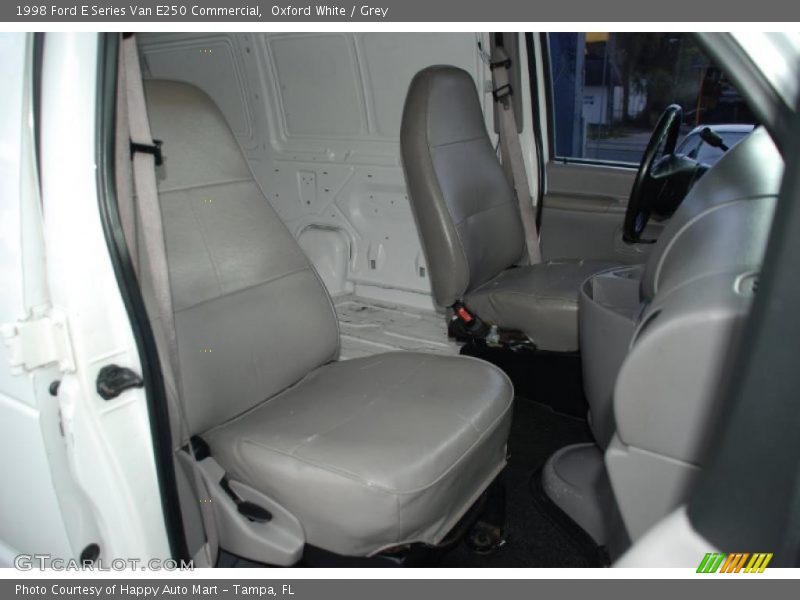 Oxford White / Grey 1998 Ford E Series Van E250 Commercial