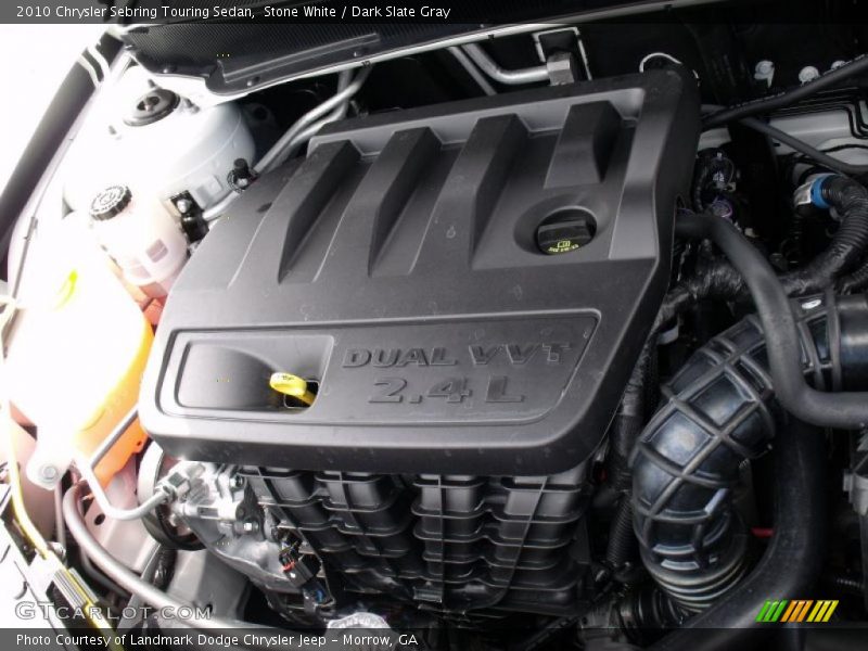 Stone White / Dark Slate Gray 2010 Chrysler Sebring Touring Sedan