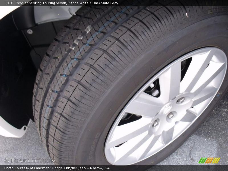 Stone White / Dark Slate Gray 2010 Chrysler Sebring Touring Sedan