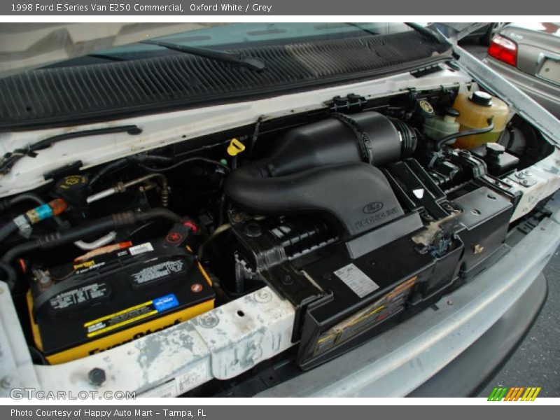 Oxford White / Grey 1998 Ford E Series Van E250 Commercial