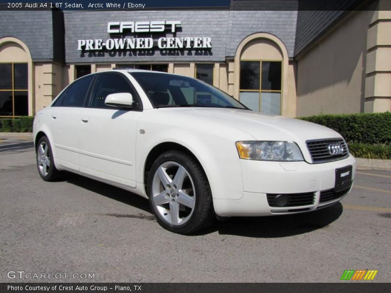 Arctic White / Ebony 2005 Audi A4 1.8T Sedan