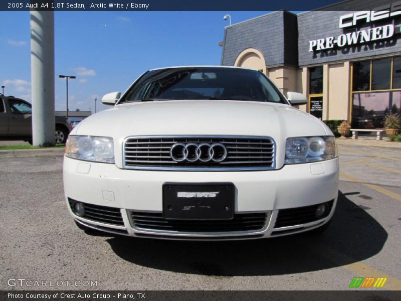 Arctic White / Ebony 2005 Audi A4 1.8T Sedan