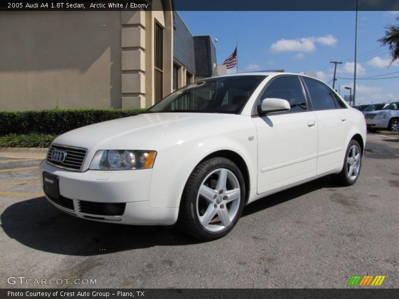 Arctic White / Ebony 2005 Audi A4 1.8T Sedan