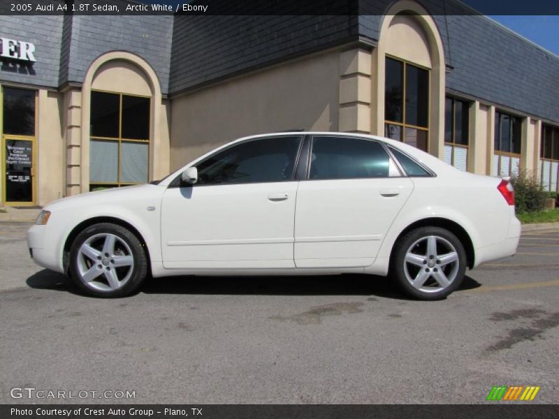 Arctic White / Ebony 2005 Audi A4 1.8T Sedan