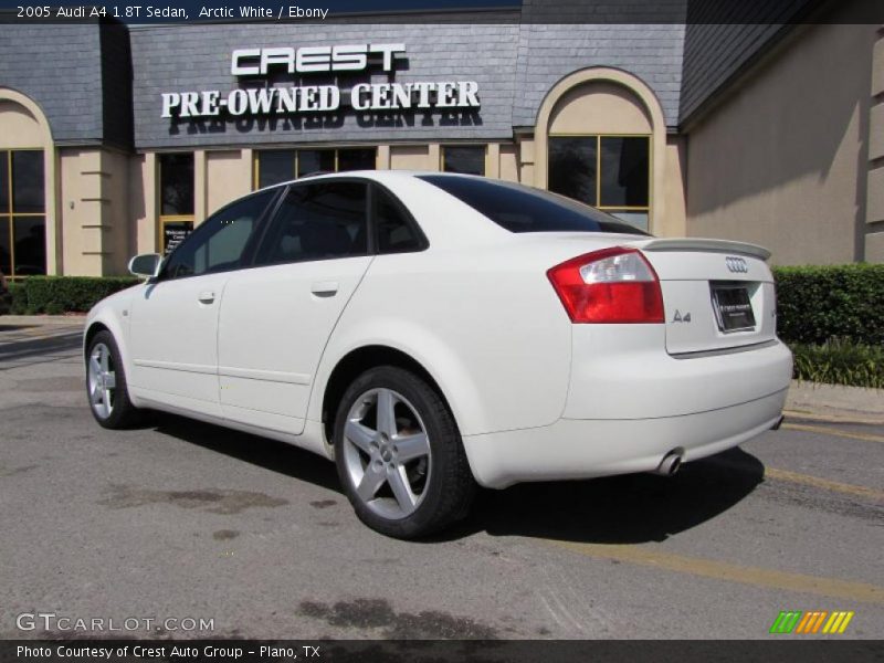 Arctic White / Ebony 2005 Audi A4 1.8T Sedan
