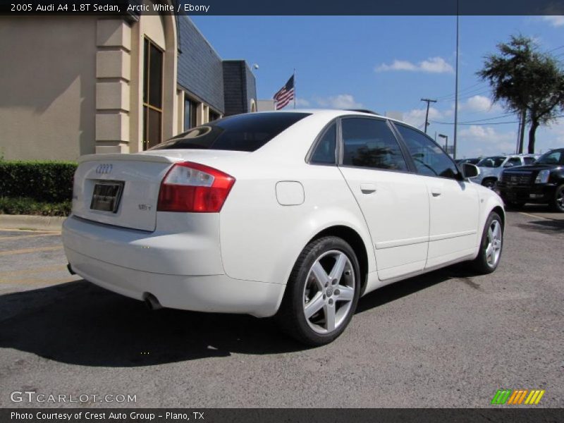 Arctic White / Ebony 2005 Audi A4 1.8T Sedan