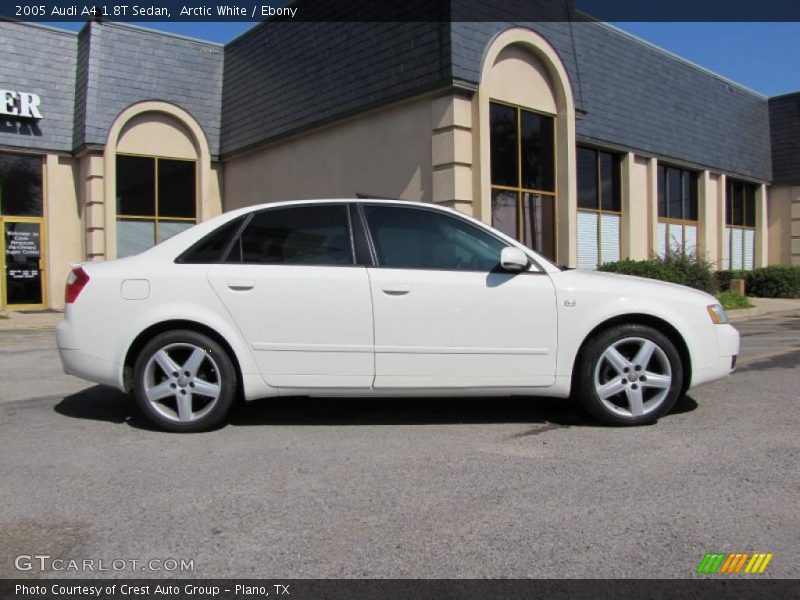 Arctic White / Ebony 2005 Audi A4 1.8T Sedan
