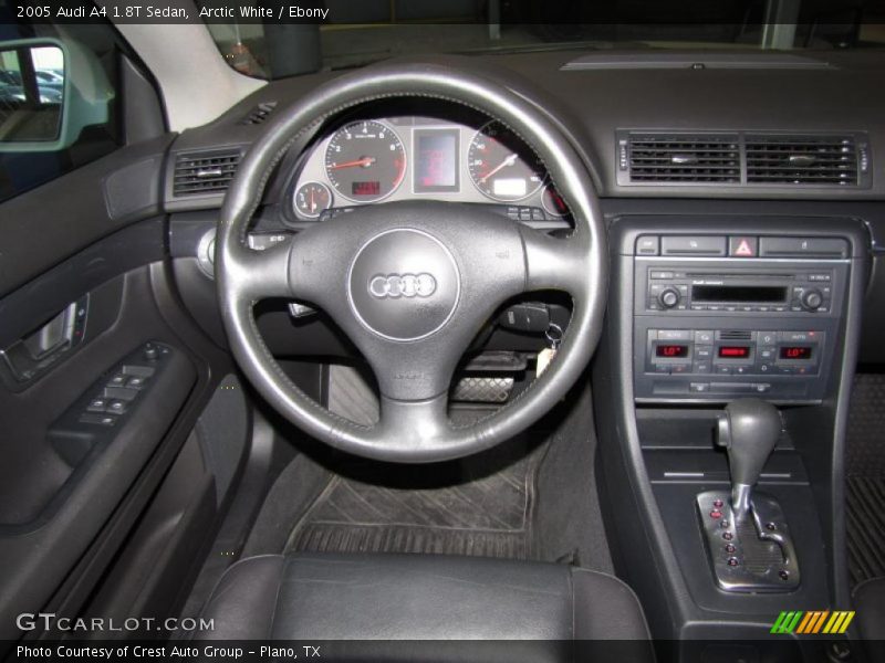 Arctic White / Ebony 2005 Audi A4 1.8T Sedan