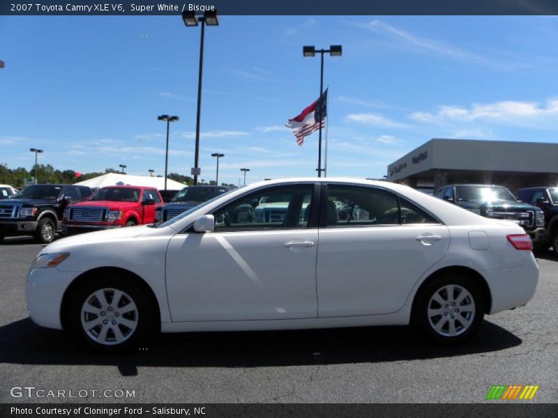 Super White / Bisque 2007 Toyota Camry XLE V6