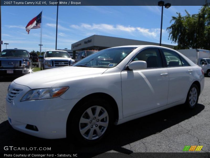 Super White / Bisque 2007 Toyota Camry XLE V6