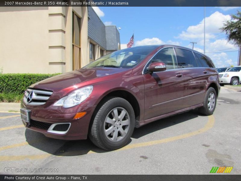 Barolo Red Metallic / Macadamia 2007 Mercedes-Benz R 350 4Matic