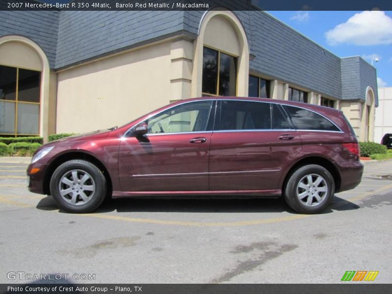 Barolo Red Metallic / Macadamia 2007 Mercedes-Benz R 350 4Matic