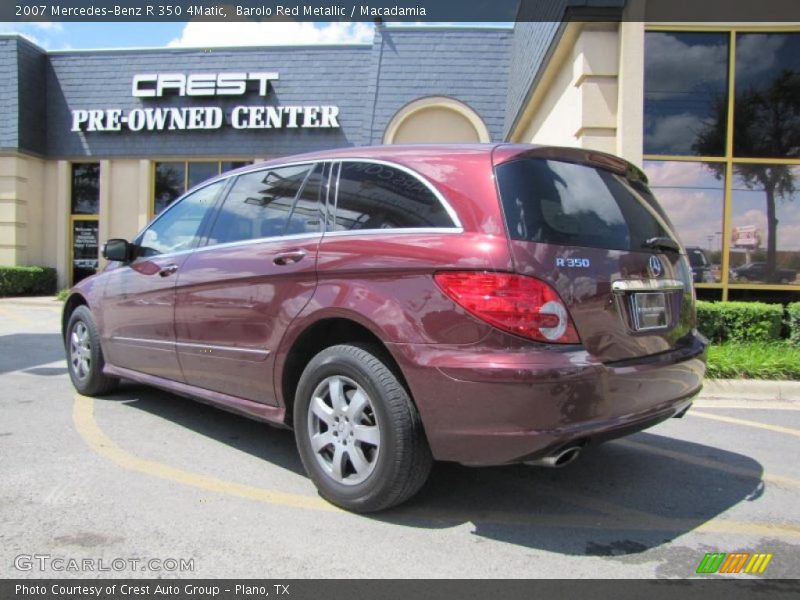 Barolo Red Metallic / Macadamia 2007 Mercedes-Benz R 350 4Matic