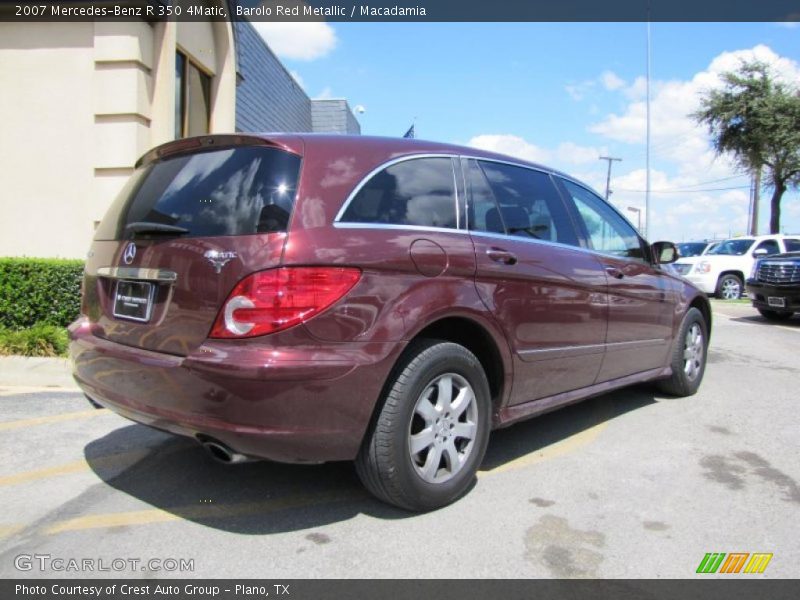 Barolo Red Metallic / Macadamia 2007 Mercedes-Benz R 350 4Matic