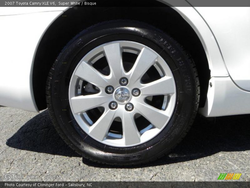 Super White / Bisque 2007 Toyota Camry XLE V6