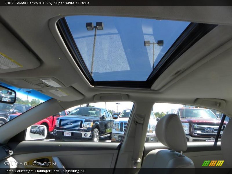 Super White / Bisque 2007 Toyota Camry XLE V6