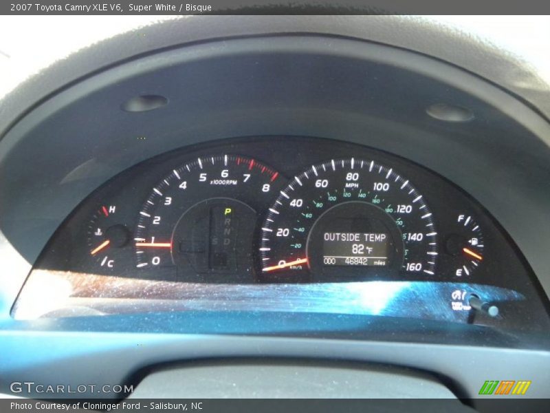 Super White / Bisque 2007 Toyota Camry XLE V6