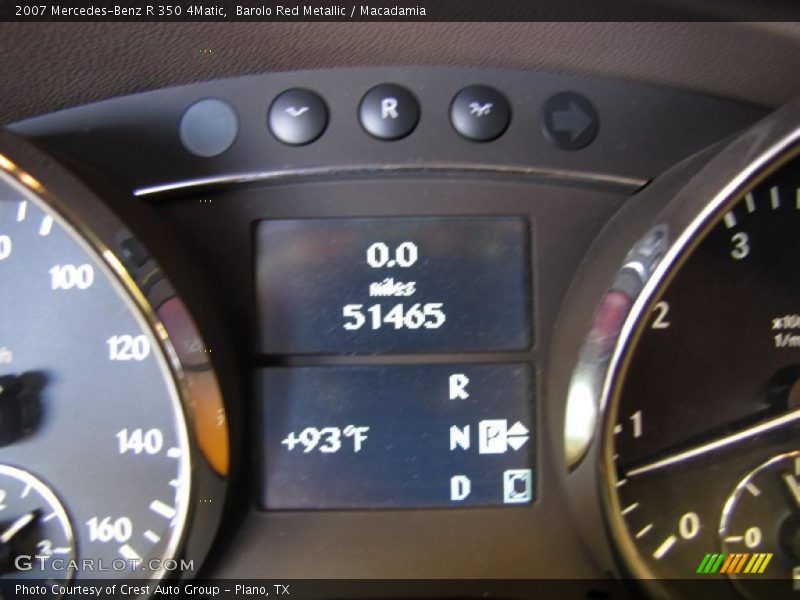 Barolo Red Metallic / Macadamia 2007 Mercedes-Benz R 350 4Matic