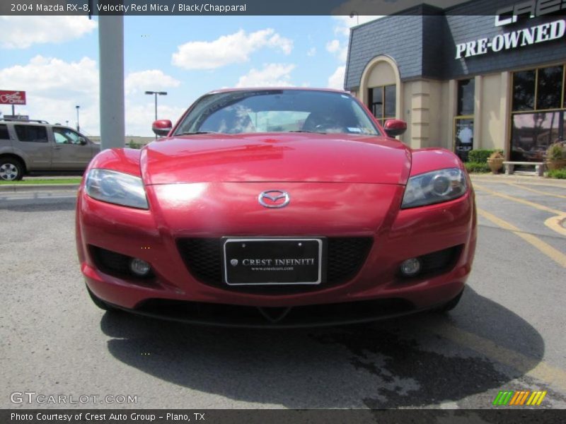 Velocity Red Mica / Black/Chapparal 2004 Mazda RX-8