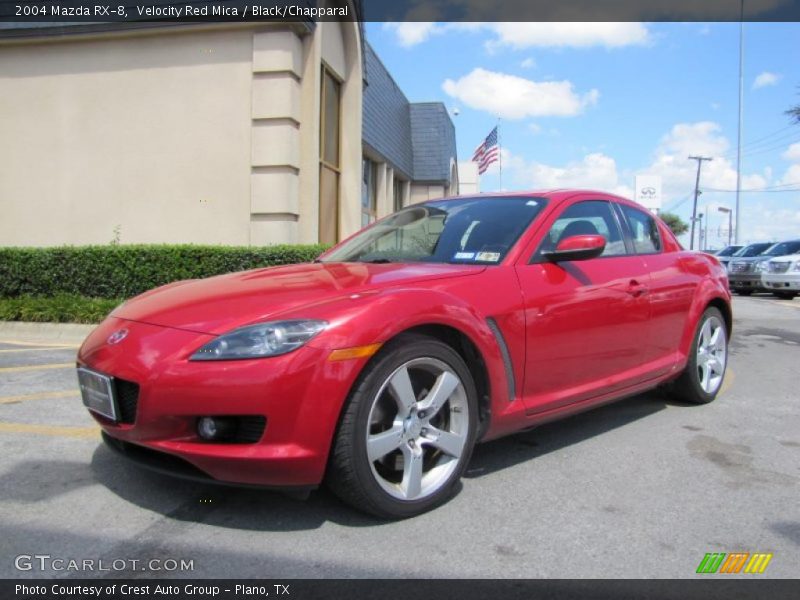 Velocity Red Mica / Black/Chapparal 2004 Mazda RX-8
